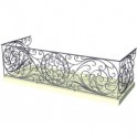 wrought iron balcony