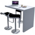 Bar with laptop