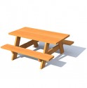Table picnic wood