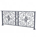 Wrought iron partition