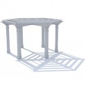 Hexagonal pergola