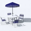 Poolside table