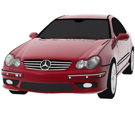 Mercedes CLK 500 3D Object | FREE Artlantis Objects Download