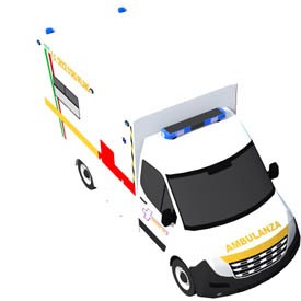 Ambulance 3D Object | FREE Artlantis Objects Download