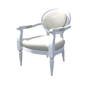 Classic chair 4 - free Artlantis object